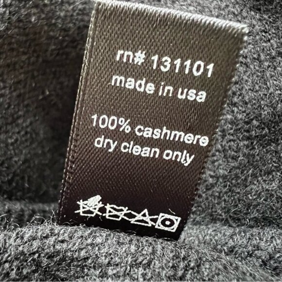 Beryll Black 100% Cashmere Knit Lightweight Poncho Sweater 26260 - Picture 7 of 7